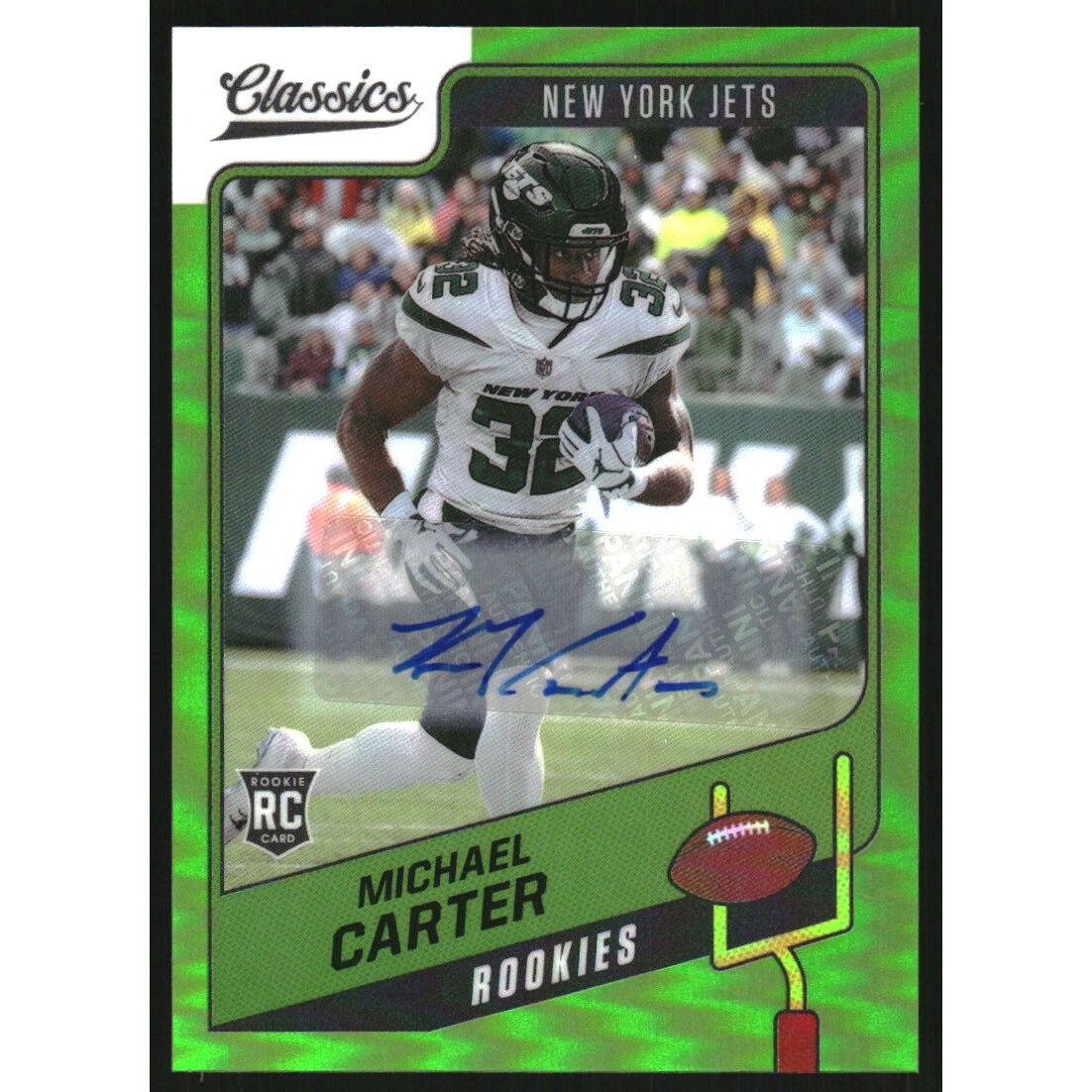 2021 Classics Significant Signatures Green #185 Michael Carter