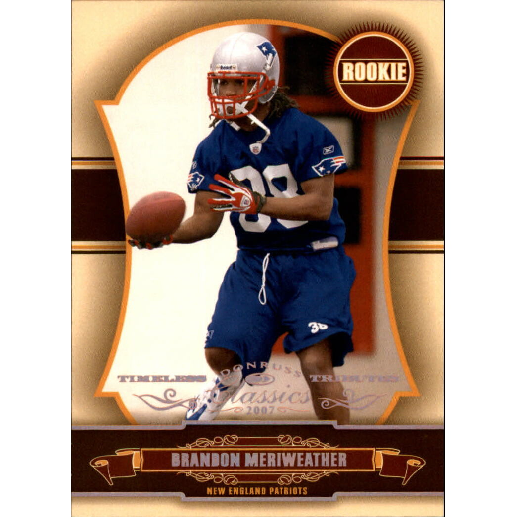 2007 Donruss Classics Timeless Tributes Bronze #219 Brandon Meriweather