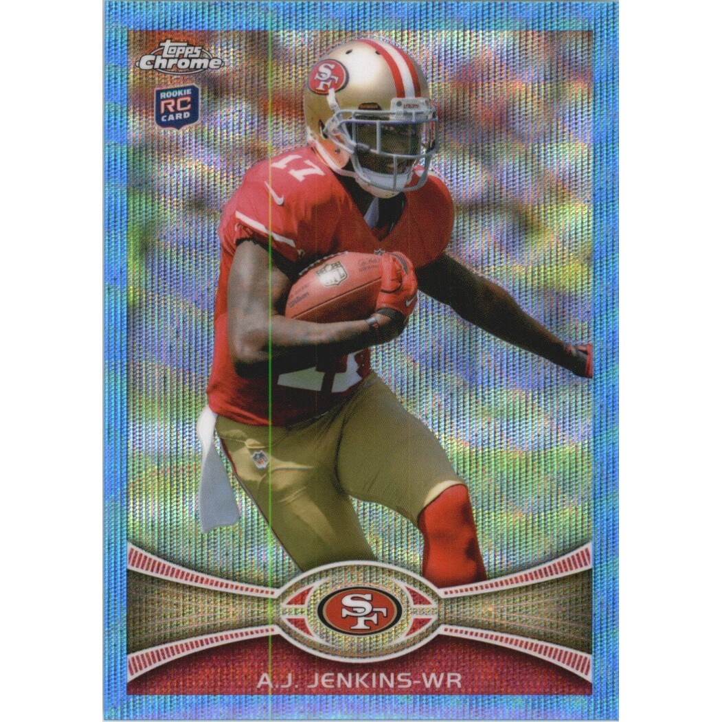 2012 Topps Chrome Blue Wave Refractors #BW156 A.J. Jenkins
