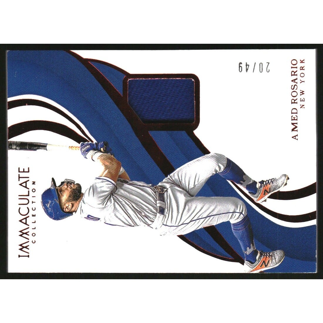 2019 Immaculate Collection Red #140 Amed Rosario/49