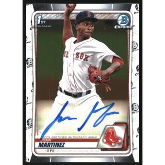 2020 Bowman Chrome Prospect Autographs #CPAJMA Joan Martinez