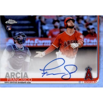 2019 Topps Chrome Rookie Autographs Refractors #RAFA Francisco Arcia