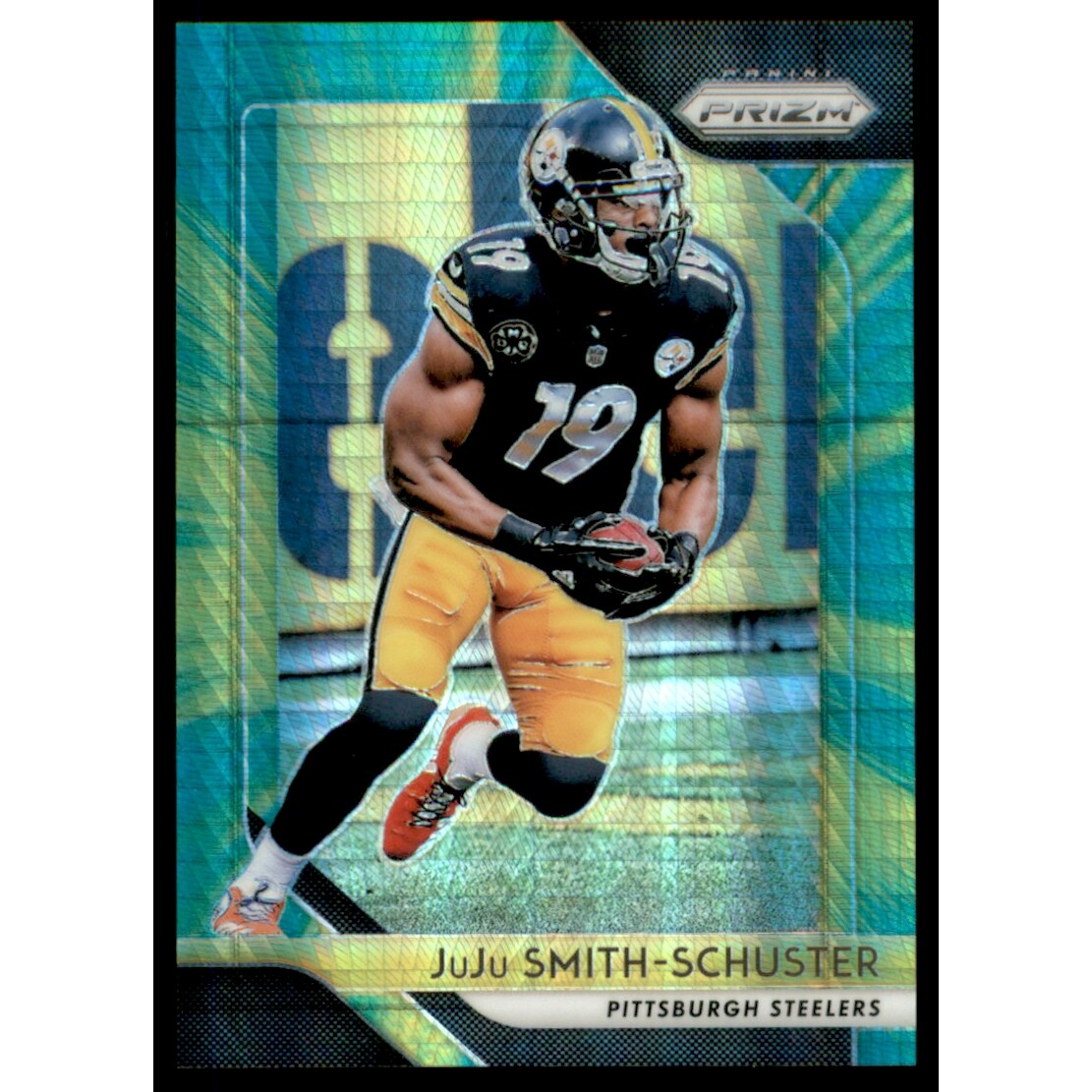 2018 Panini Prizm Prizms Hyper #36 JuJu Smith-Schuster