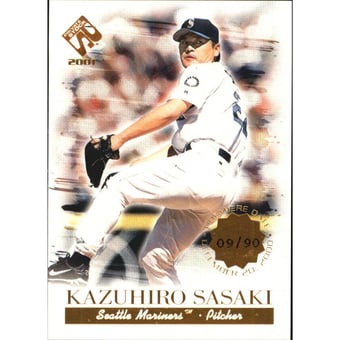 2001 Private Stock Premiere Date #113 Kazuhiro Sasaki
