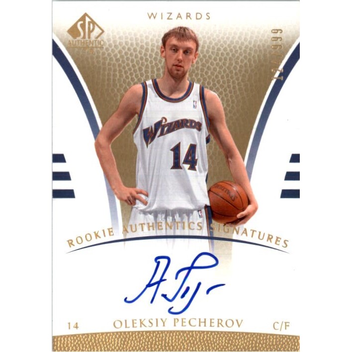 2007-08 SP Authentic #109 Oleksiy Pecherov AU/999 RC