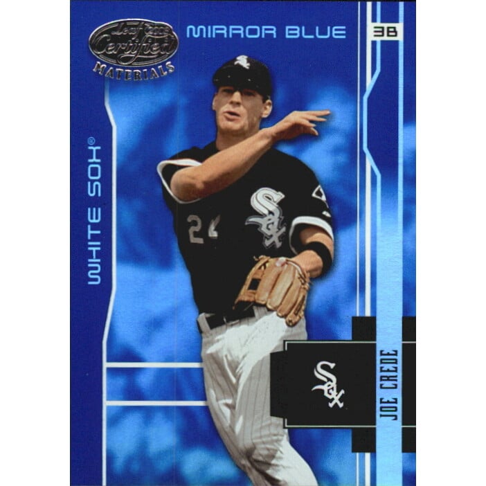2003 Leaf Certified Materials Mirror Blue #40 Joe Crede
