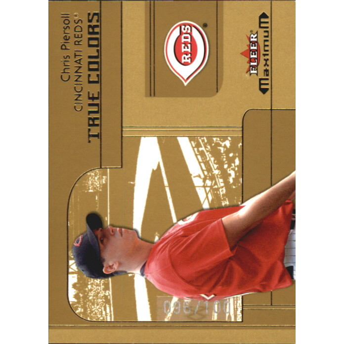 2002 Fleer Maximum To the Max #230 Chris Piersoll TRC/100