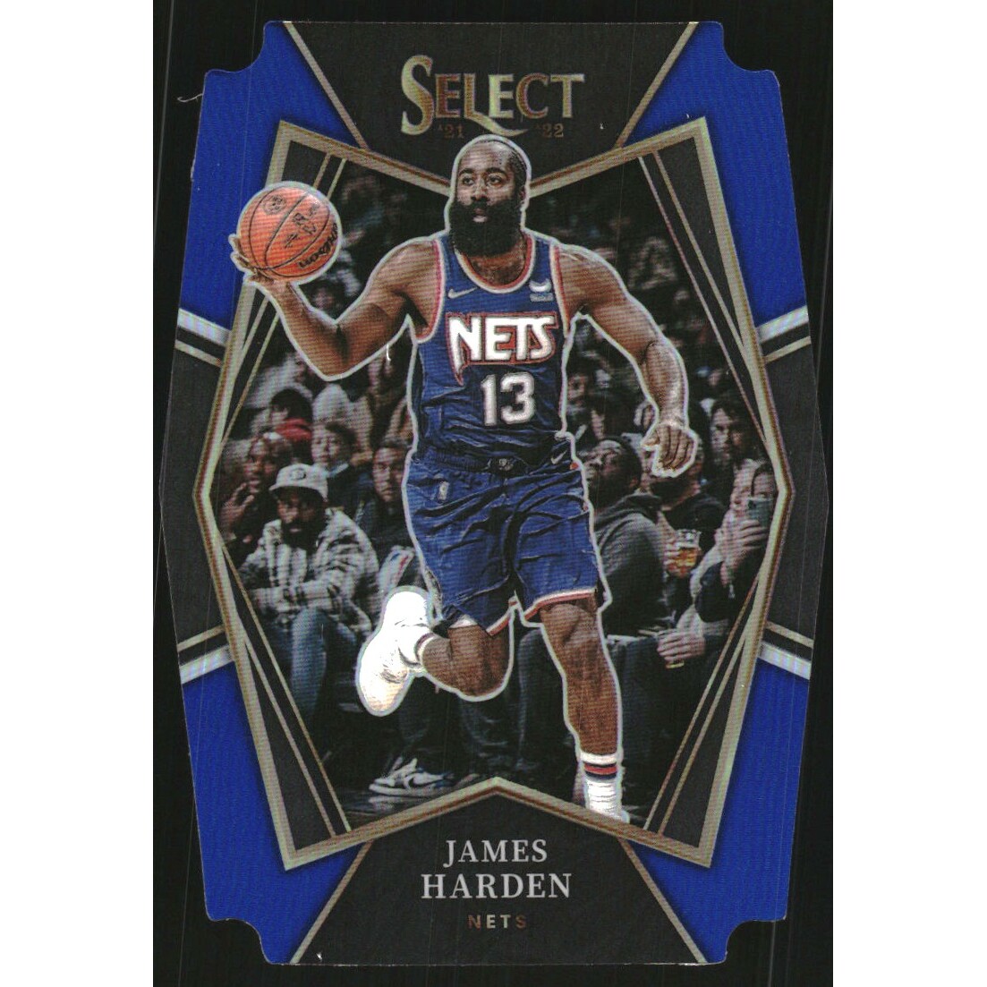 2021-22 Select Prizms Blue Die Cut #132 James Harden