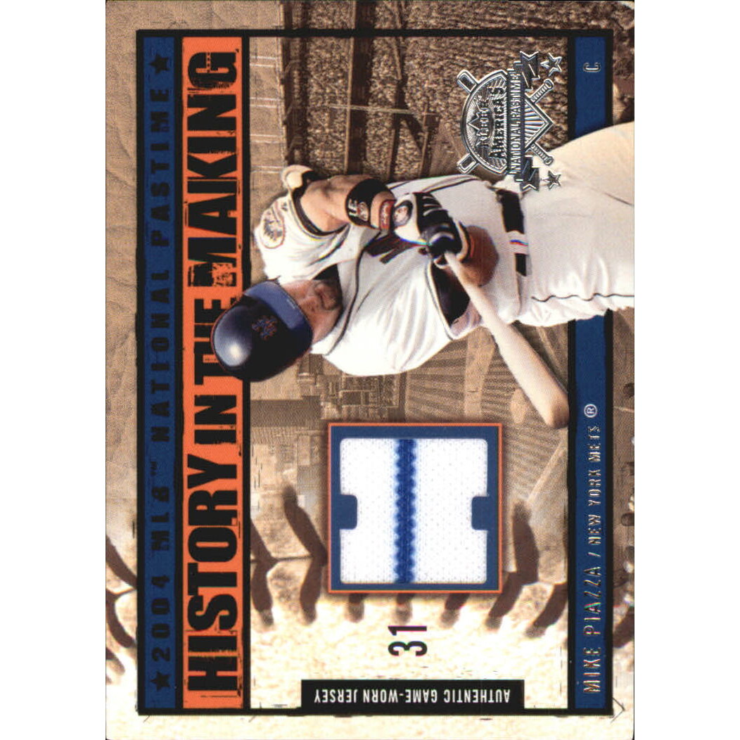 2004 National Pastime History in the Making Jersey #MP Mike Piazza SP/200