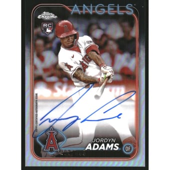 2024 Topps Chrome Rookie Autographs Refractors #RAJA Jordyn Adams