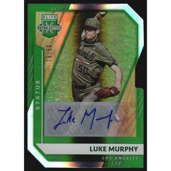 2021 Elite Extra Edition Signatures Status Die Cut #110 Luke Murphy/50