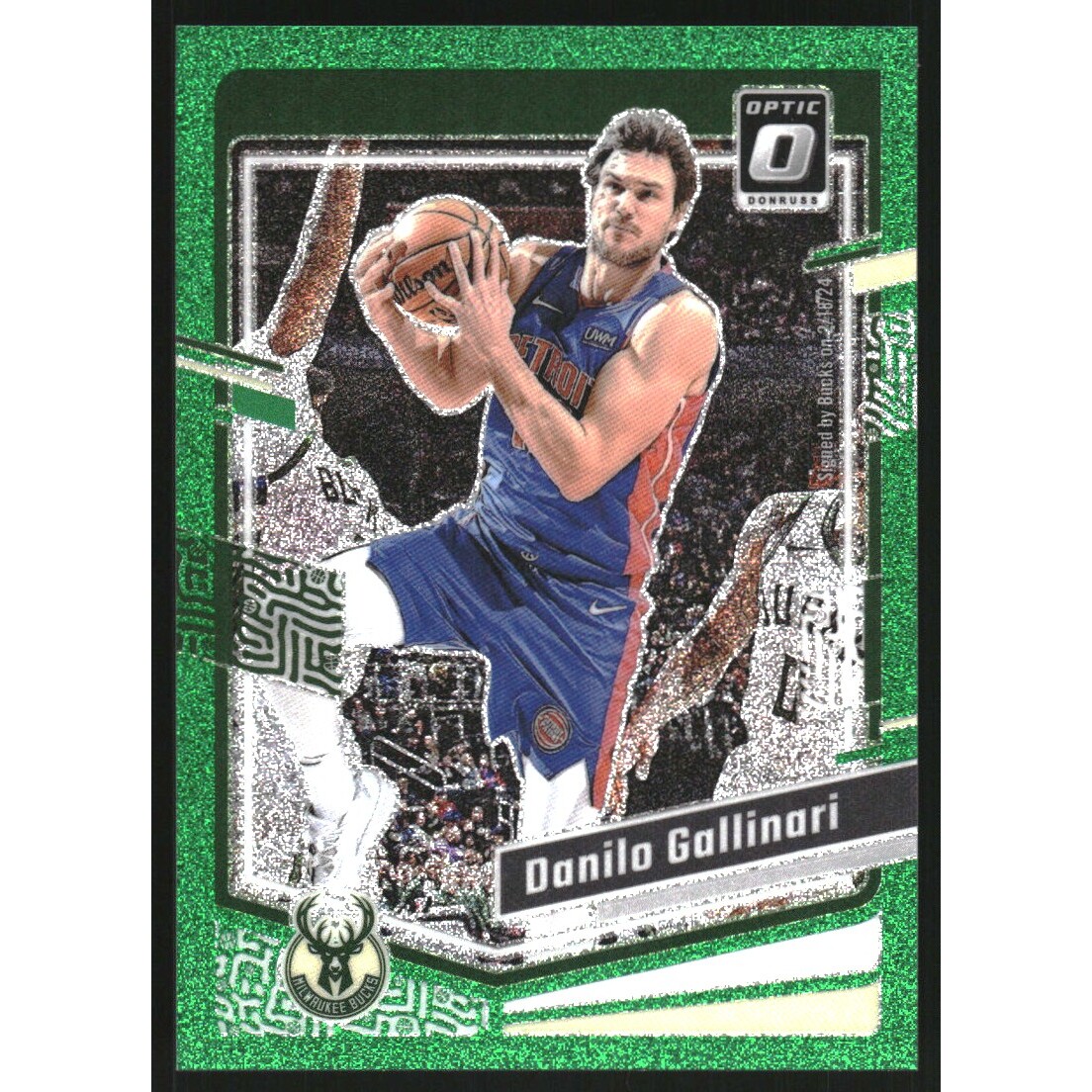 2023-24 Donruss Optic Green Glitter #126 Danilo Gallinari
