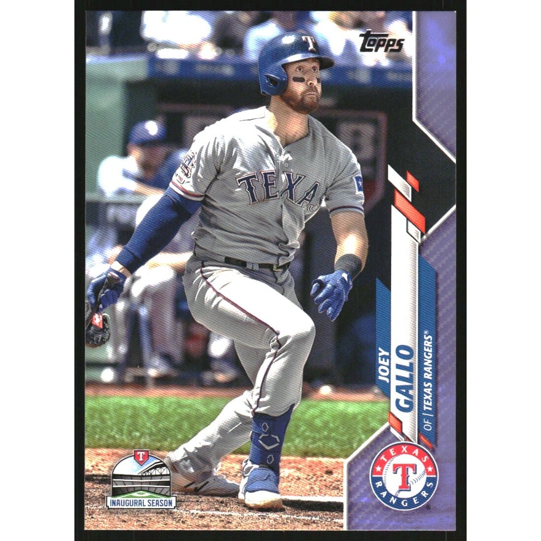 2020 Topps Father's Day Blue #415 Joey Gallo. rookie card picture