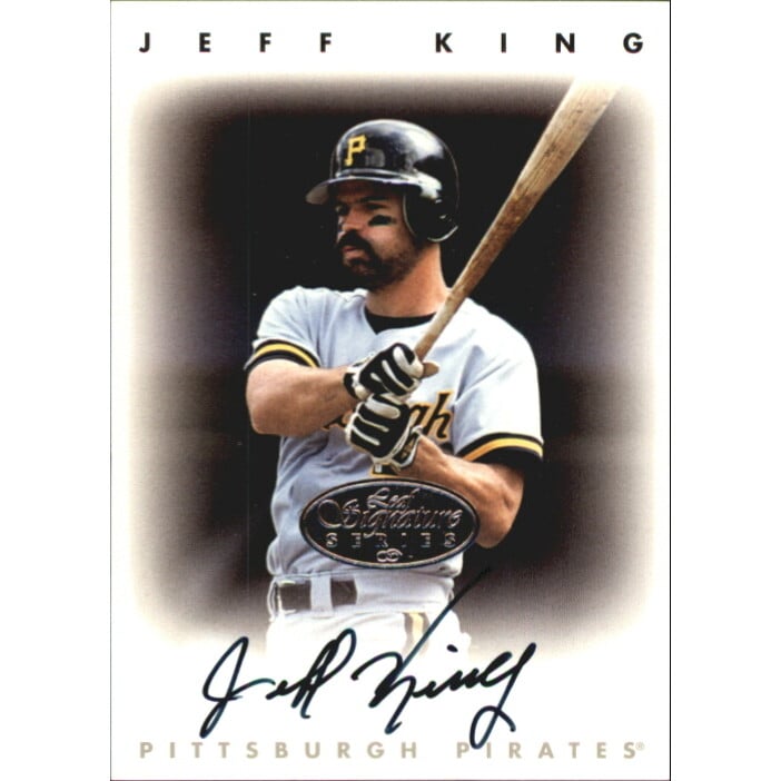 1996 Leaf Signature Autographs Silver #NNO Jeff King