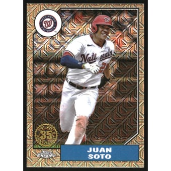 2022 Topps Update '87 Topps Silver Pack Chrome #T87C57 Juan Soto