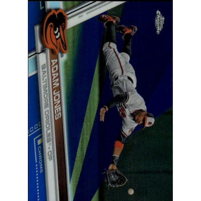 2017 Topps Chrome Blue Refractors #170 Adam Jones. rookie card picture