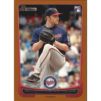 2012 Bowman Orange #208 Liam Hendriks