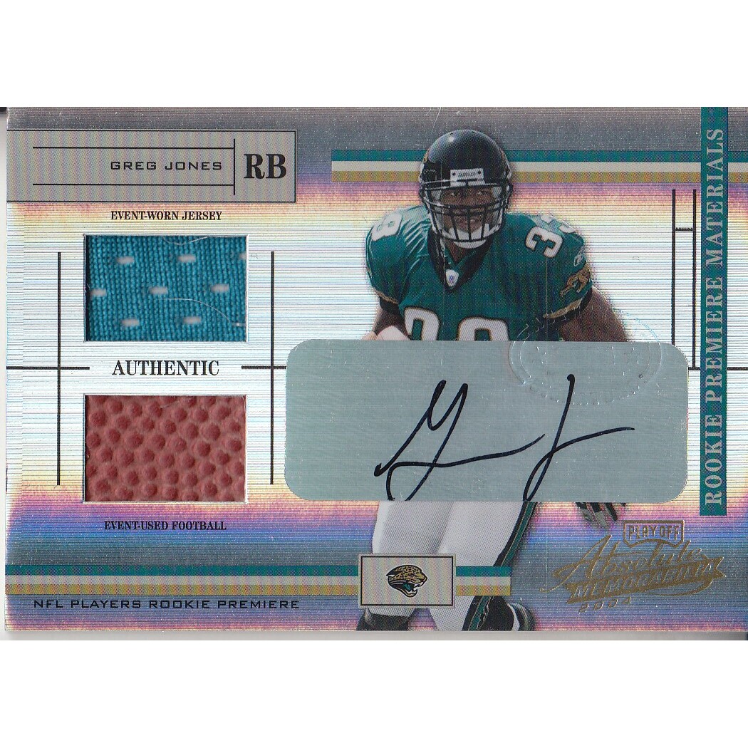 2004 Absolute Memorabilia #219 Greg Jones RPM AU RC