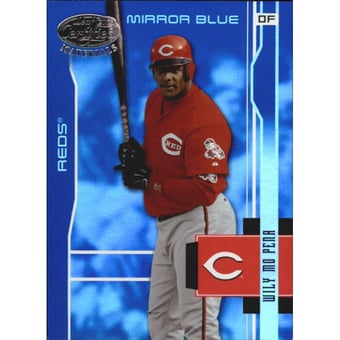 2003 Leaf Certified Materials Mirror Blue #49 Wily Mo Pena