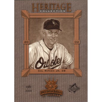 2002 Diamond Kings Heritage Collection #HC24 Cal Ripken