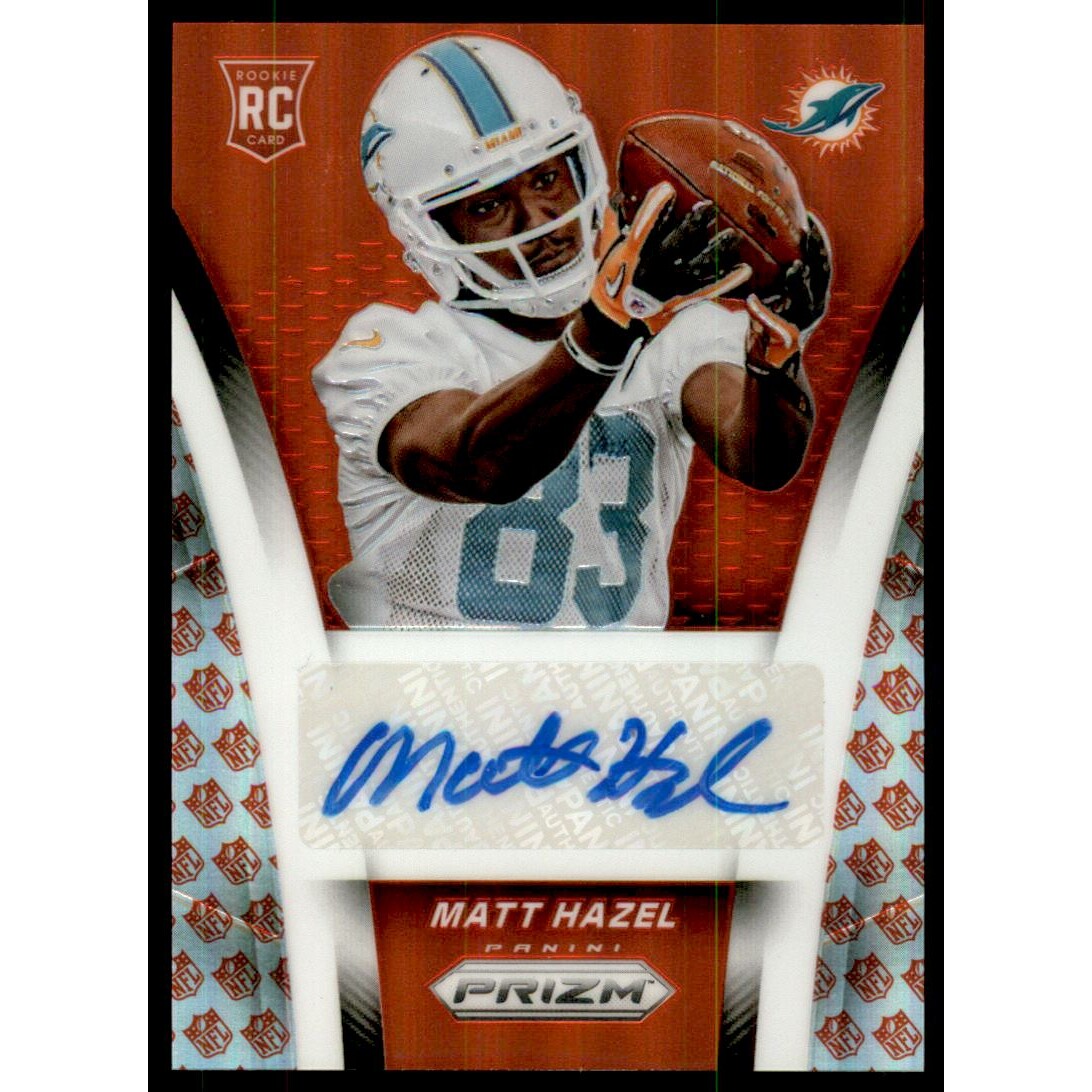 2014 Panini Prizm Rookie Autographs Prizms NFL Shield #ARMH Matt Hazel/35