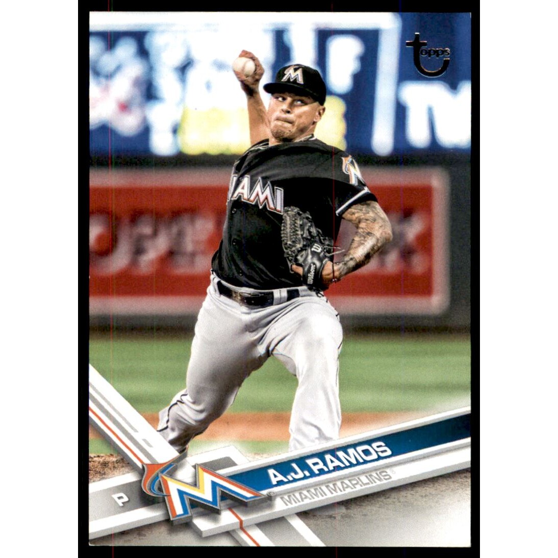 2017 Topps Vintage Stock #194 A.J. Ramos