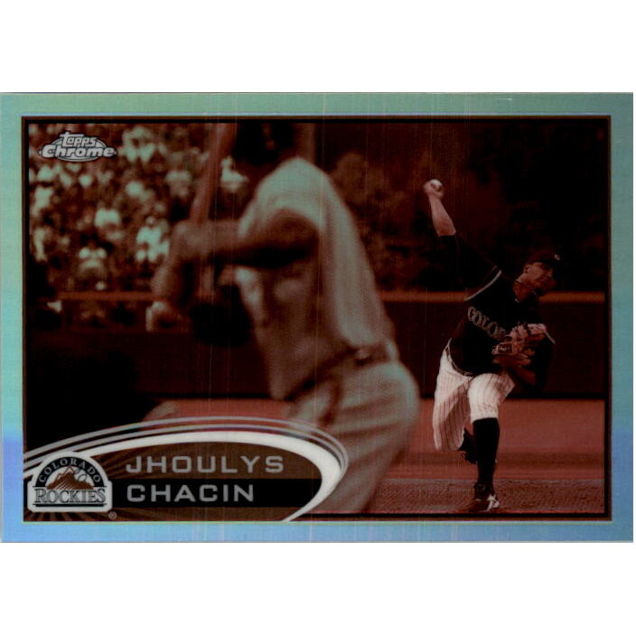 2012 Topps Chrome Sepia Refractors #44 Jhoulys Chacin. rookie card picture