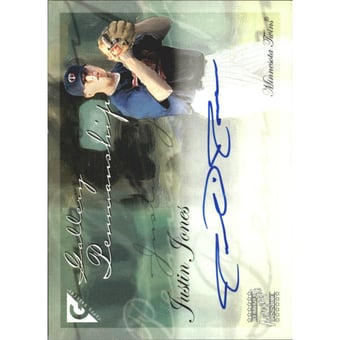 2005 Topps Gallery Penmanship Autographs #JJ Justin Jones B