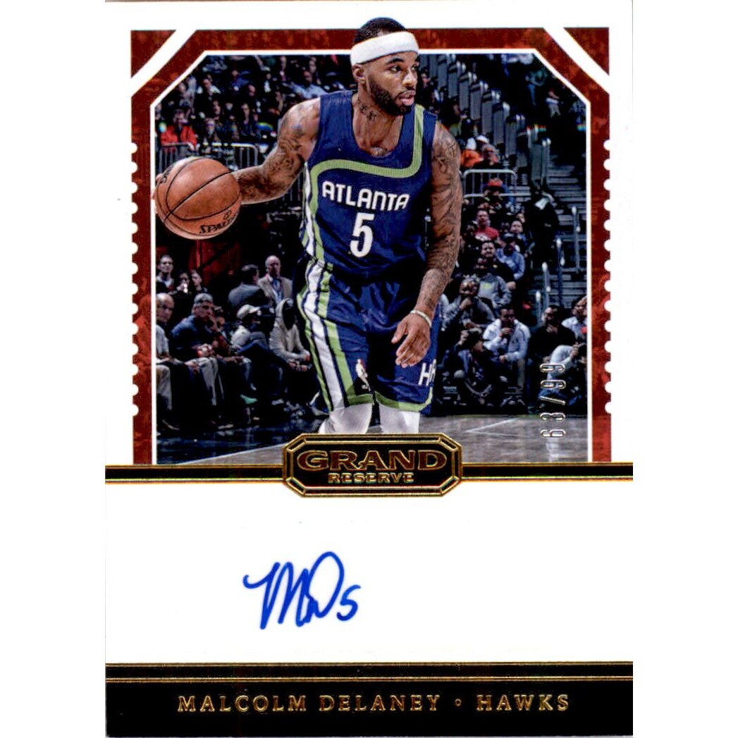 2016-17 Panini Grand Reserve Reserve Signatures #44 Malcolm Delaney/99