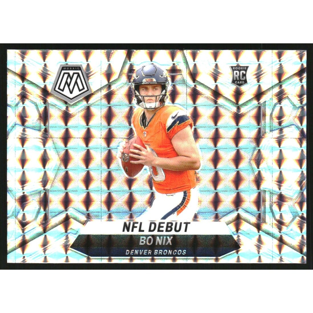 2024 Panini Mosaic Mosaic #271 Bo Nix DEB. rookie card picture