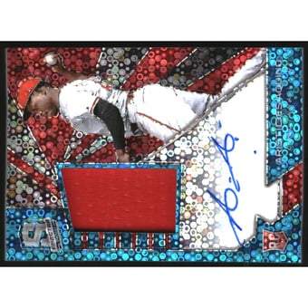 2020 Panini Spectra Neon Blue #140 Aristides Aquino AU JSY
