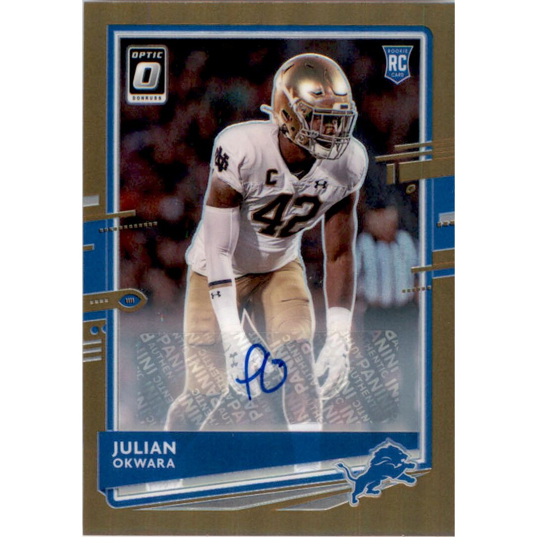 2020 Donruss Optic Rookies Autographs Bronze #144 Julian Okwara