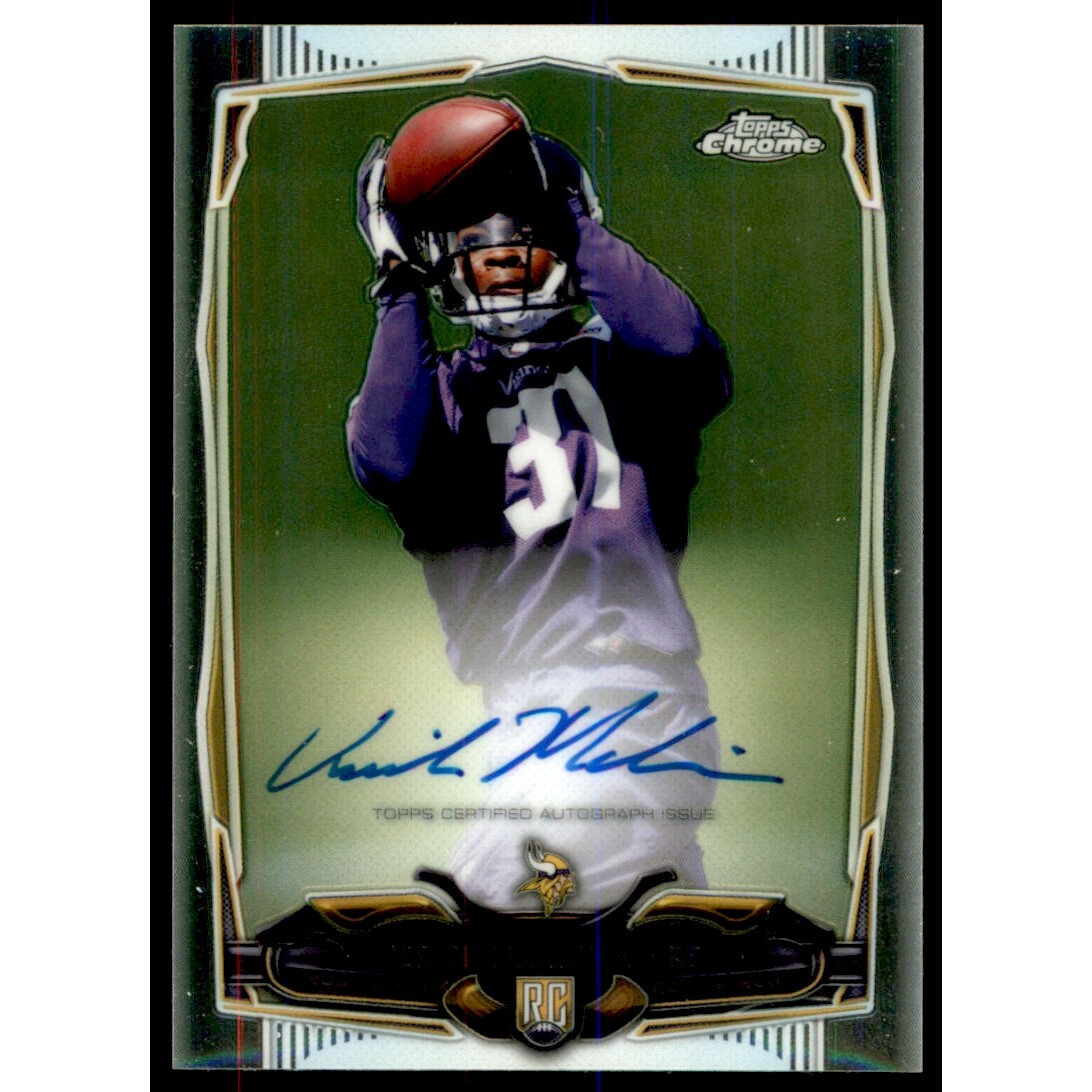 2014 Topps Chrome Rookie Autographs #160 Jerick McKinnon