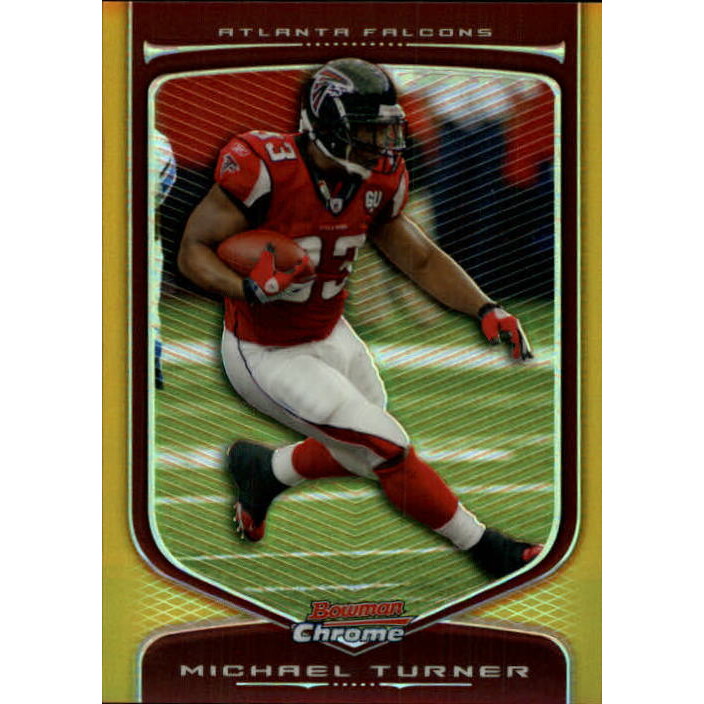 2009 Bowman Chrome Gold Refractors #36 Michael Turner