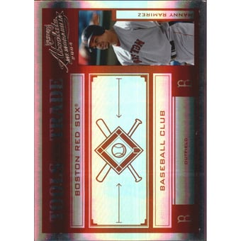2004 Absolute Memorabilia Tools of the Trade Red Spectrum #TT85 Manny Ramirez Sox