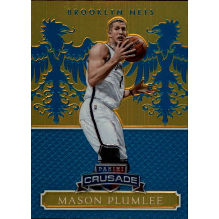 2014-15 Panini Excalibur Crusade Teal #77 Mason Plumlee