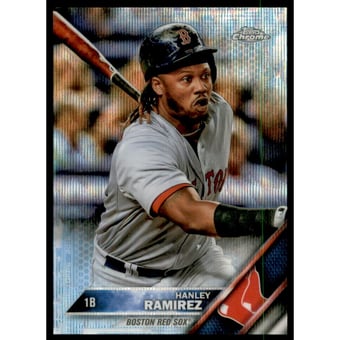 2016 Topps Chrome Blue Wave Refractors #180 Hanley Ramirez