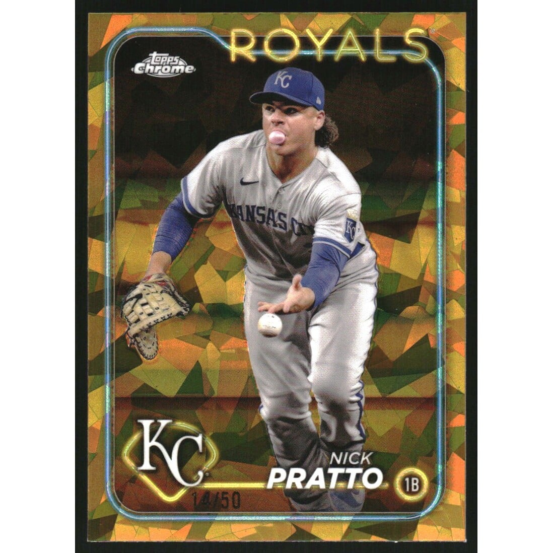 2024 Topps Chrome Sapphire Gold Refractors #364 Nick Pratto