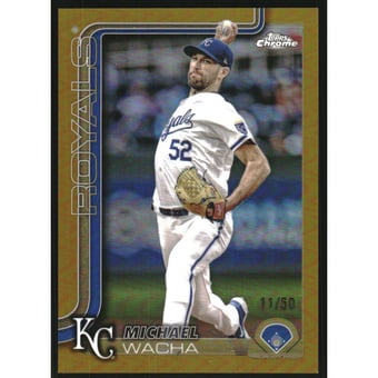 2025 Topps Chrome Gold Refractors #284 Michael Wacha