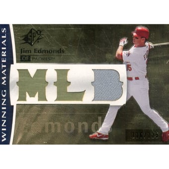 2008 SPx Winning Materials MLB 125 #JE Jim Edmonds
