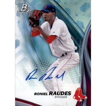 2017 Bowman Platinum Top Prospects Autographs #TPRRA Roniel Raudes