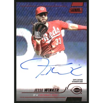 2022 Stadium Club Autographs Red Foil #SCBAJW Jesse Winker