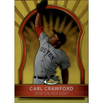 2011 Finest Gold Refractors #56 Carl Crawford
