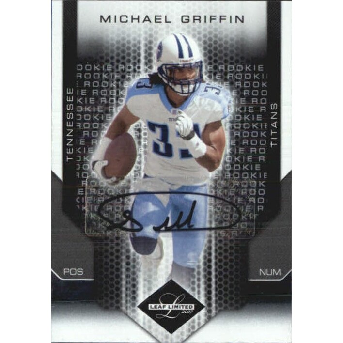 2007 Leaf Limited #256 Michael Griffin AU RC