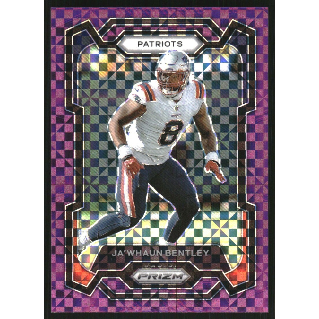 2023 Panini Prizm Prizms Purple Power #202 Ja'whaun Bentley