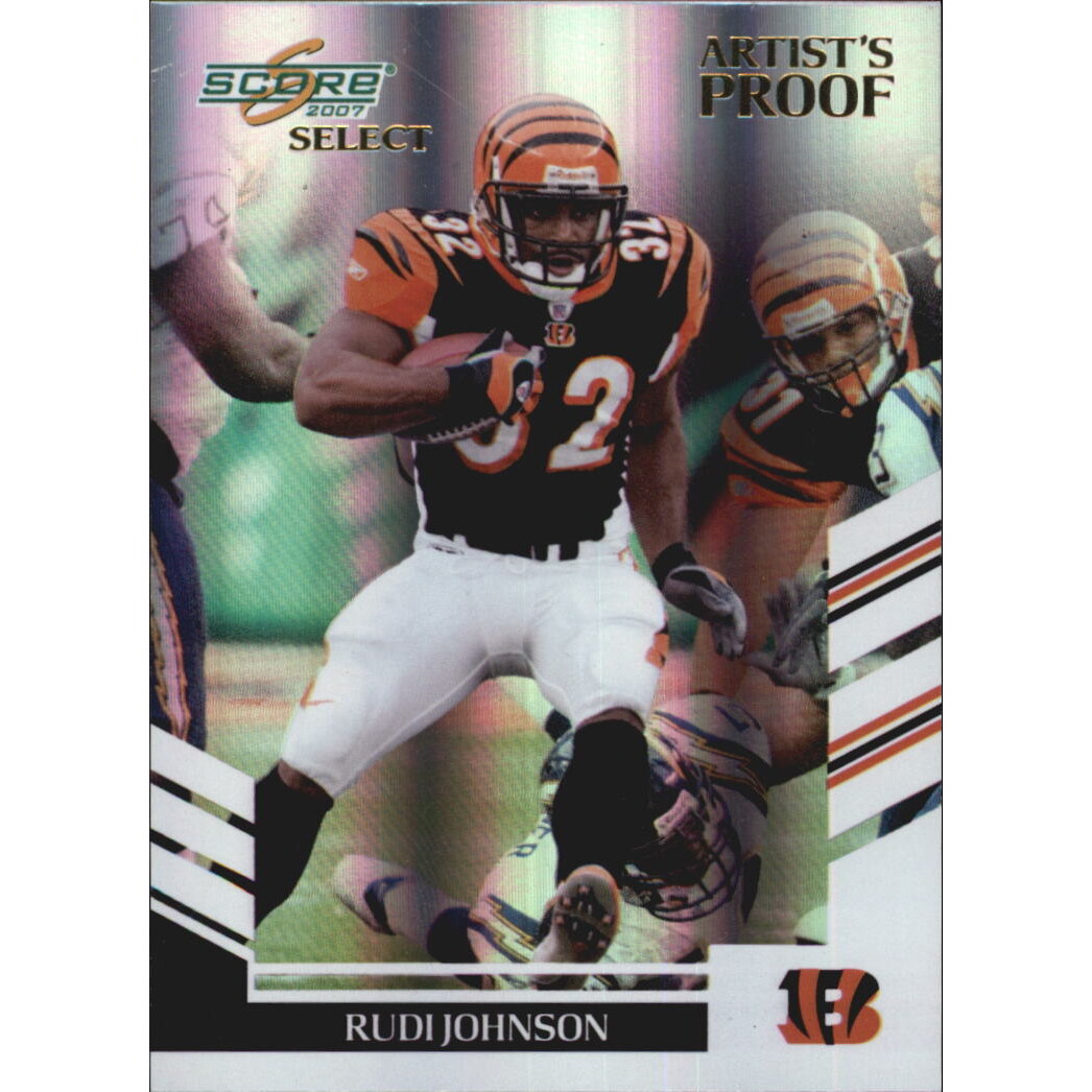 2007 Select Artist's Proof #187 Rudi Johnson