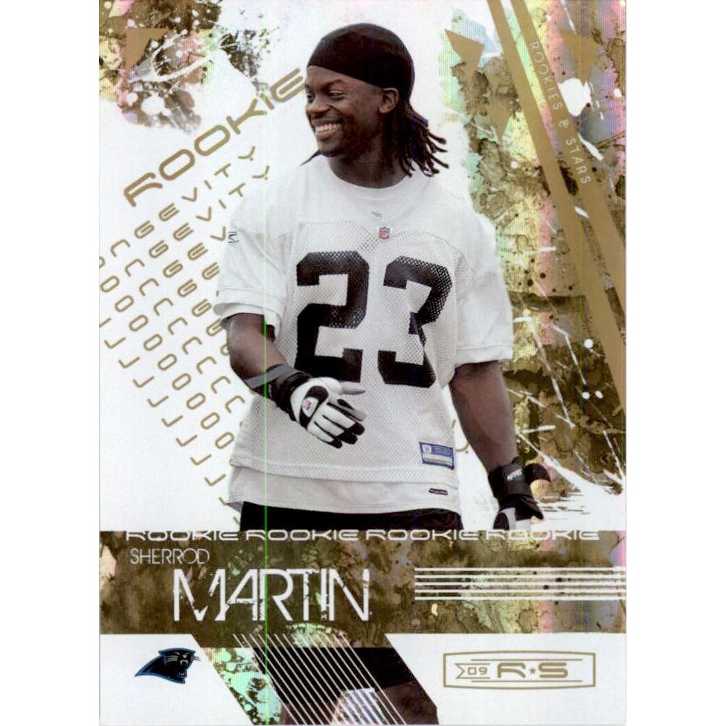 2009 Donruss Rookies and Stars Longevity Parallel Gold #193 Sherrod Martin
