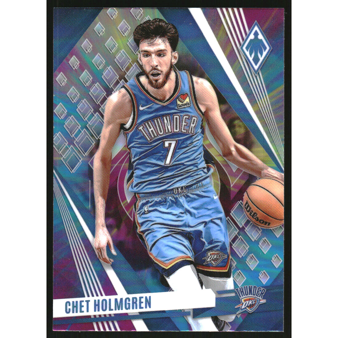 2023-24 Panini Phoenix Color Burst #82 Chet Holmgren