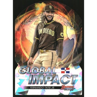 2022 Bowman's Best Global Impact Atomic Refractors #GI21 Fernando Tatis Jr.
