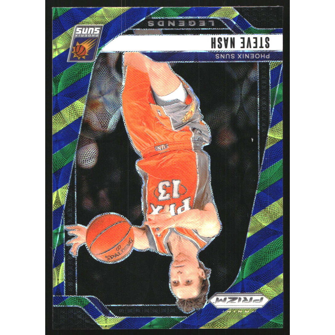 2024-25 Panini Prizm Prizms Choice Blue Yellow and Green #298 Steve Nash